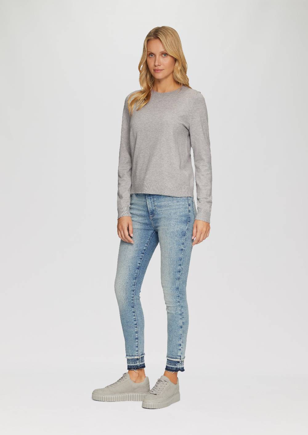 S.Oliver Weicher Pullover Mit Rundhalsausschnitt Aus Viskosemix