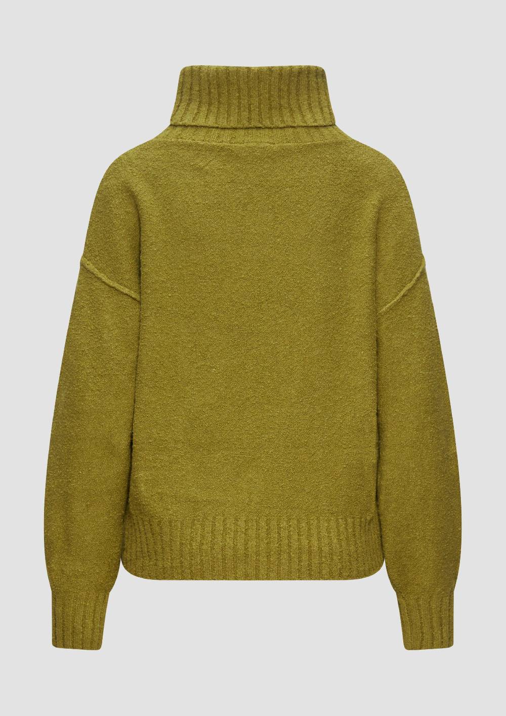 S.Oliver Weicher Rollkragenpullover Aus Baumwoll-Bouclé