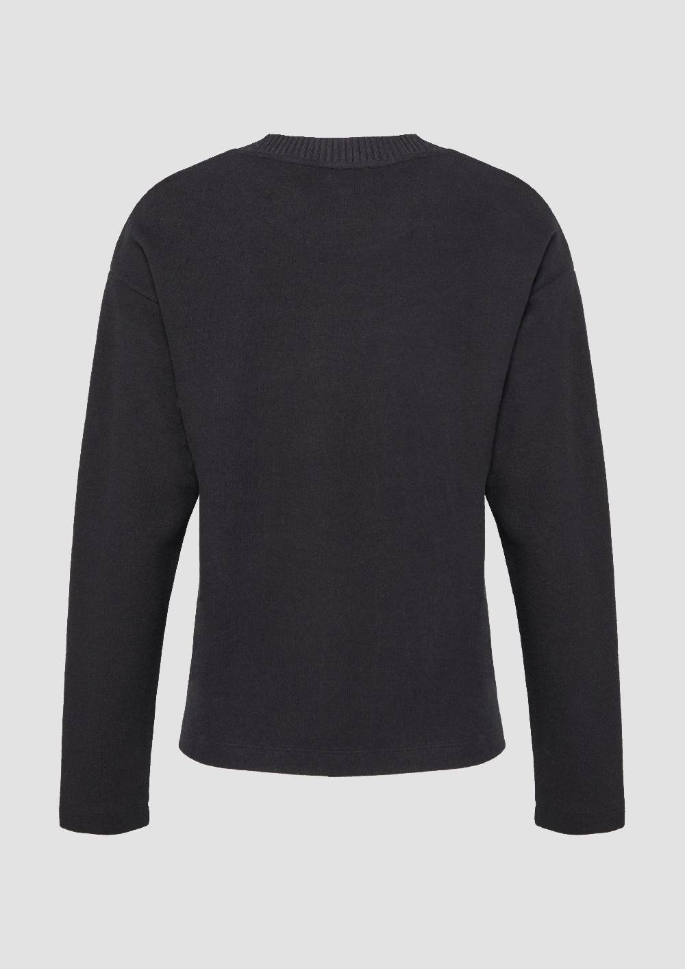 S.Oliver Weiches Sweatshirt Mit Gebrushter Oberfläche