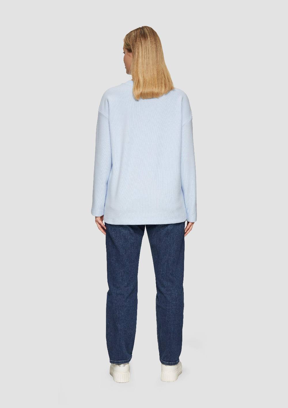 S.Oliver Weiches Sweatshirt Mit überschnittenen Schultern