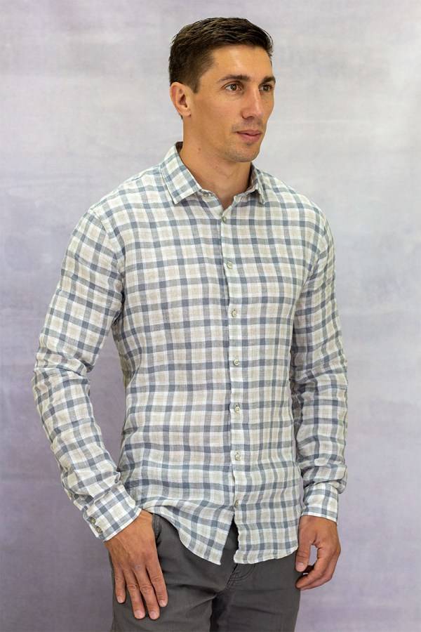 Q1 Manufaktur INGO Slim Relaxed verkürzte Hemdlänge