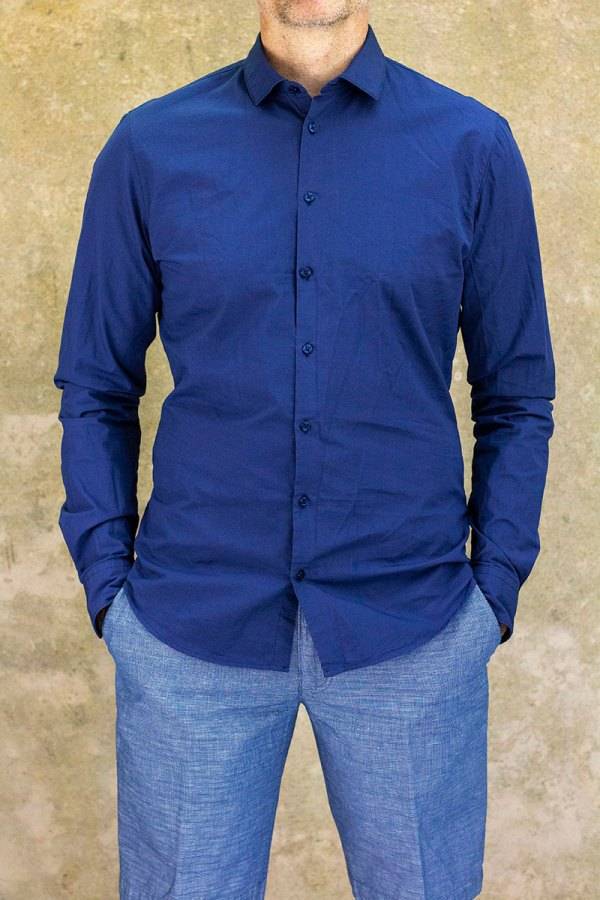 Q1 Manufaktur MAIK Slim Relaxed verkürzte Hemdlänge