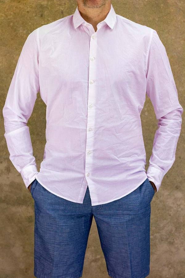 Q1 Manufaktur MAIK Slim Relaxed verkürzte Hemdlänge