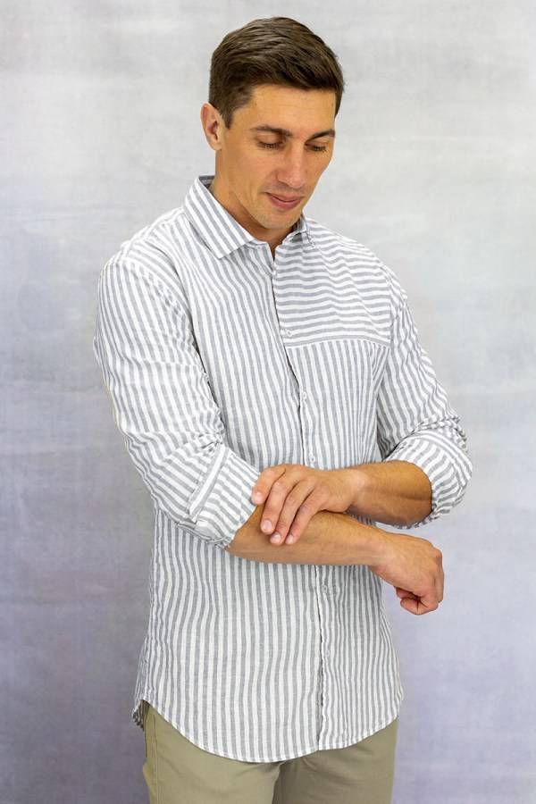 Q1 Manufaktur MAIK Slim Relaxed verkürzte Hemdlänge