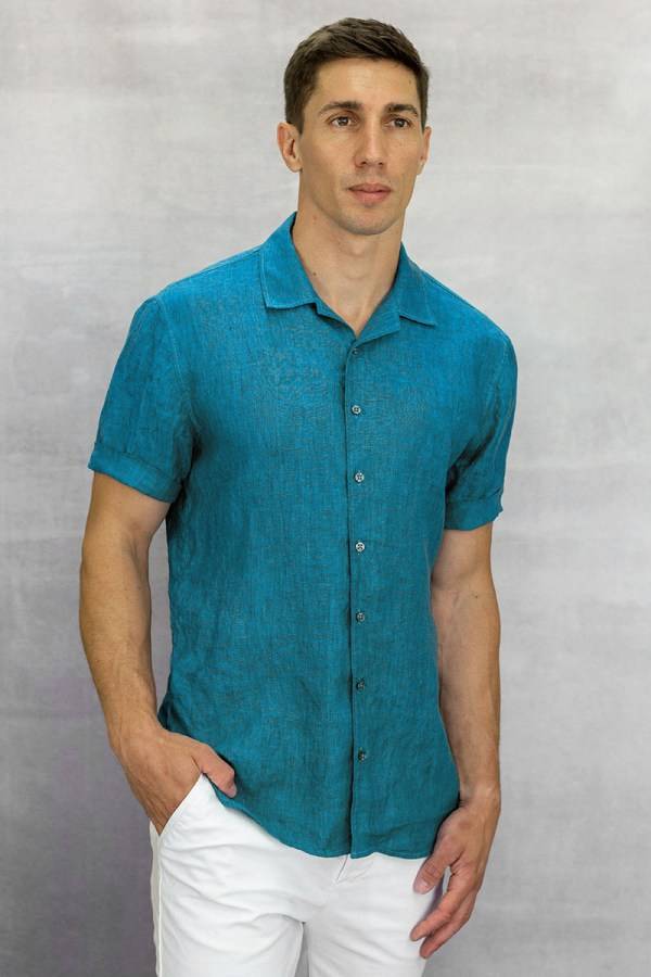 Q1 Manufaktur OLLY Slim Relaxed verkürzte Hemdlänge