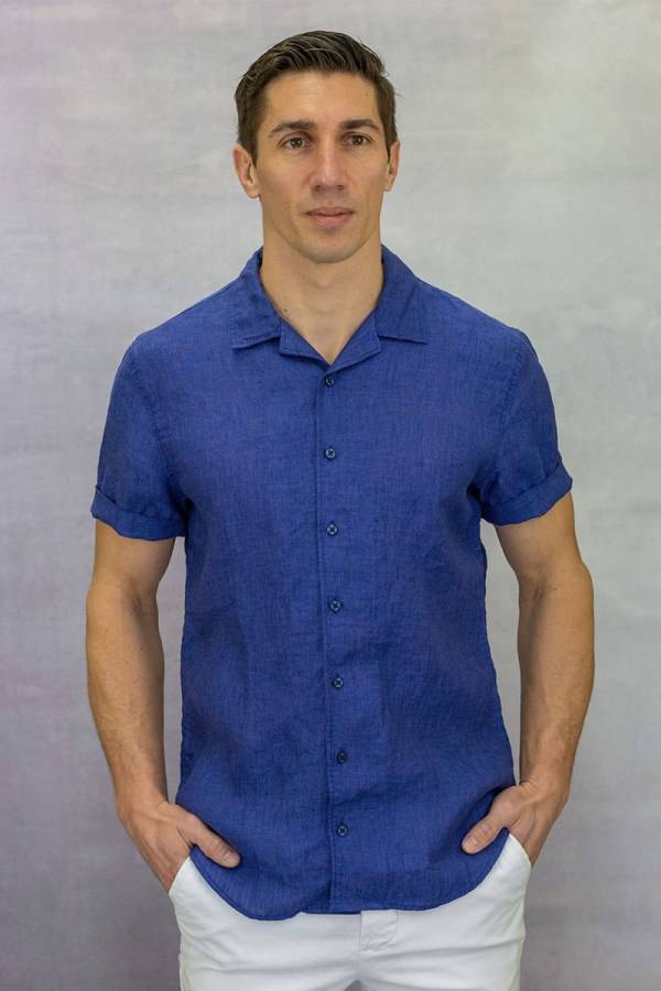 Q1 Manufaktur OLLY Slim Relaxed verkürzte Hemdlänge