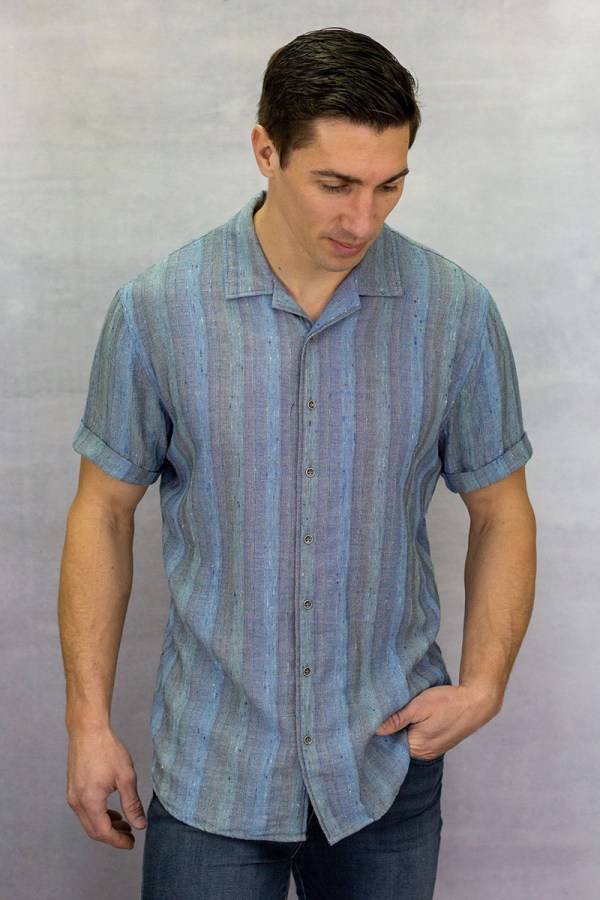 Q1 Manufaktur OLLY Slim Relaxed verkürzte Hemdlänge