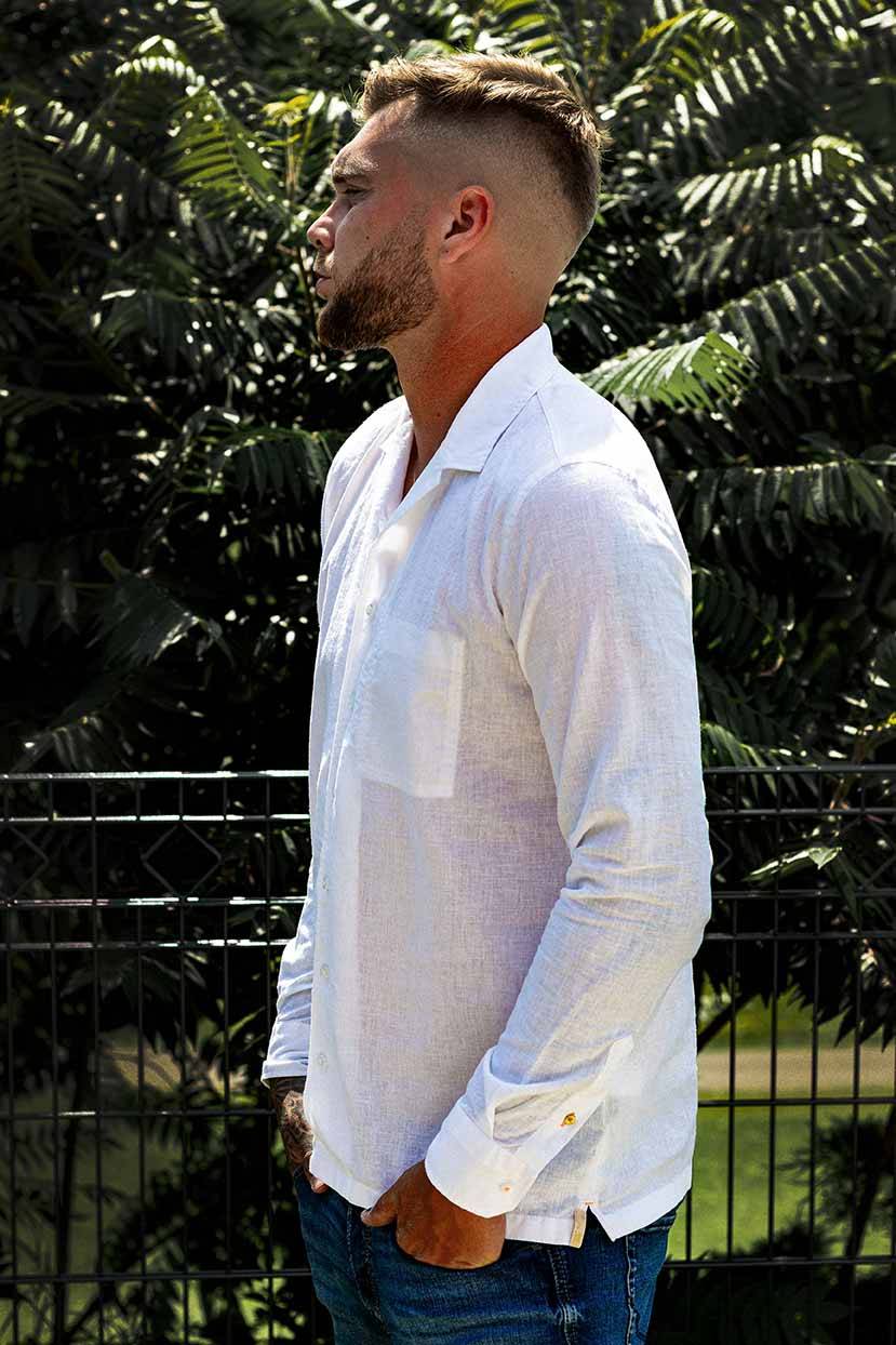 Q1 Manufaktur OLLY Straight Relaxed verkürzte Hemdlänge