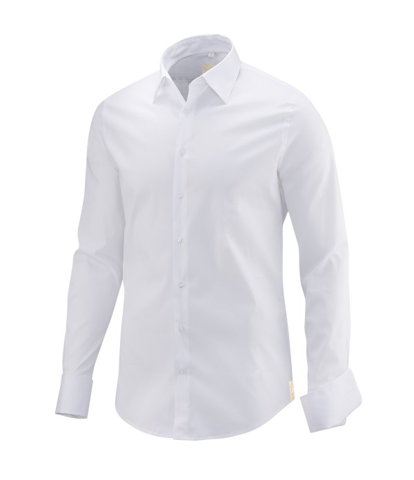 Q1 Manufaktur Q1 Hemd MARIO in Weiß in Superior Stretch Standard Hemdlänge