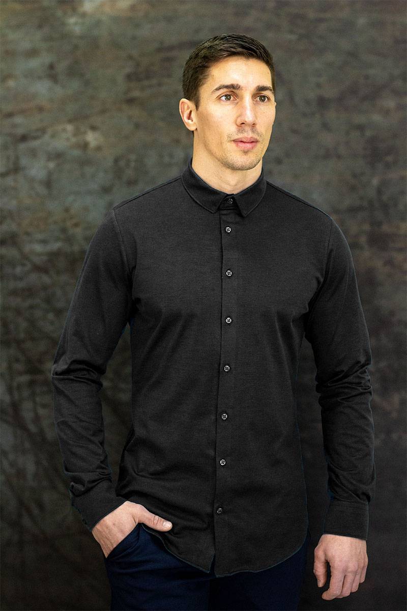 Q1 Manufaktur SANDRO verkürzte Hemdlänge