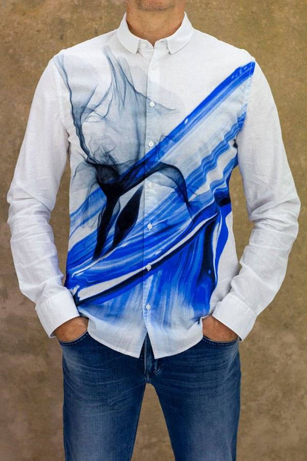 Q1 Manufaktur Sandro verkürzte Hemdlänge