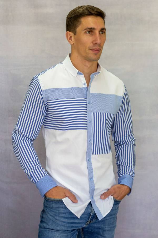 Q1 Manufaktur SANDRO verkürzte Hemdlänge