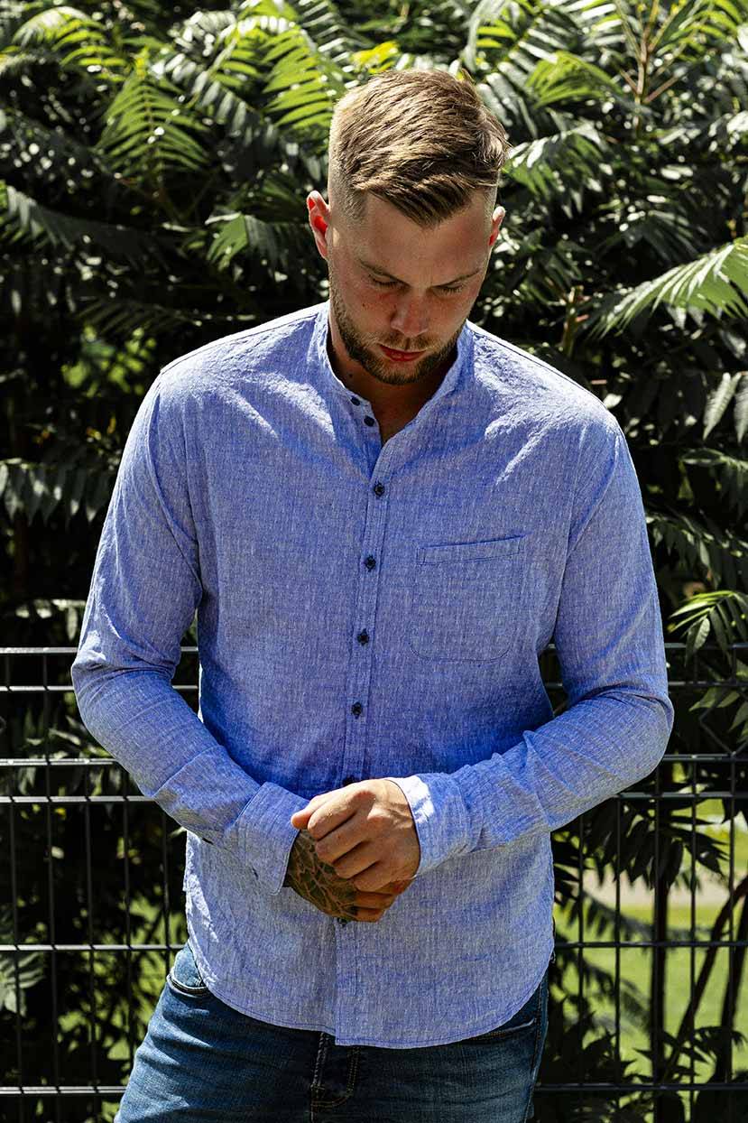 Q1 Manufaktur RALF Slim Relaxed verkürzte Hemdlänge Q1 Manufaktur RALF Slim Relaxed verkürzte Hemdlänge