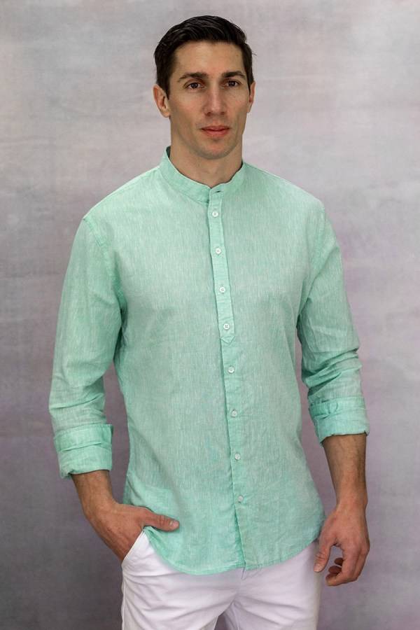 Q1 Manufaktur ROUVEN Slim Relaxed verkürzte Hemdlänge