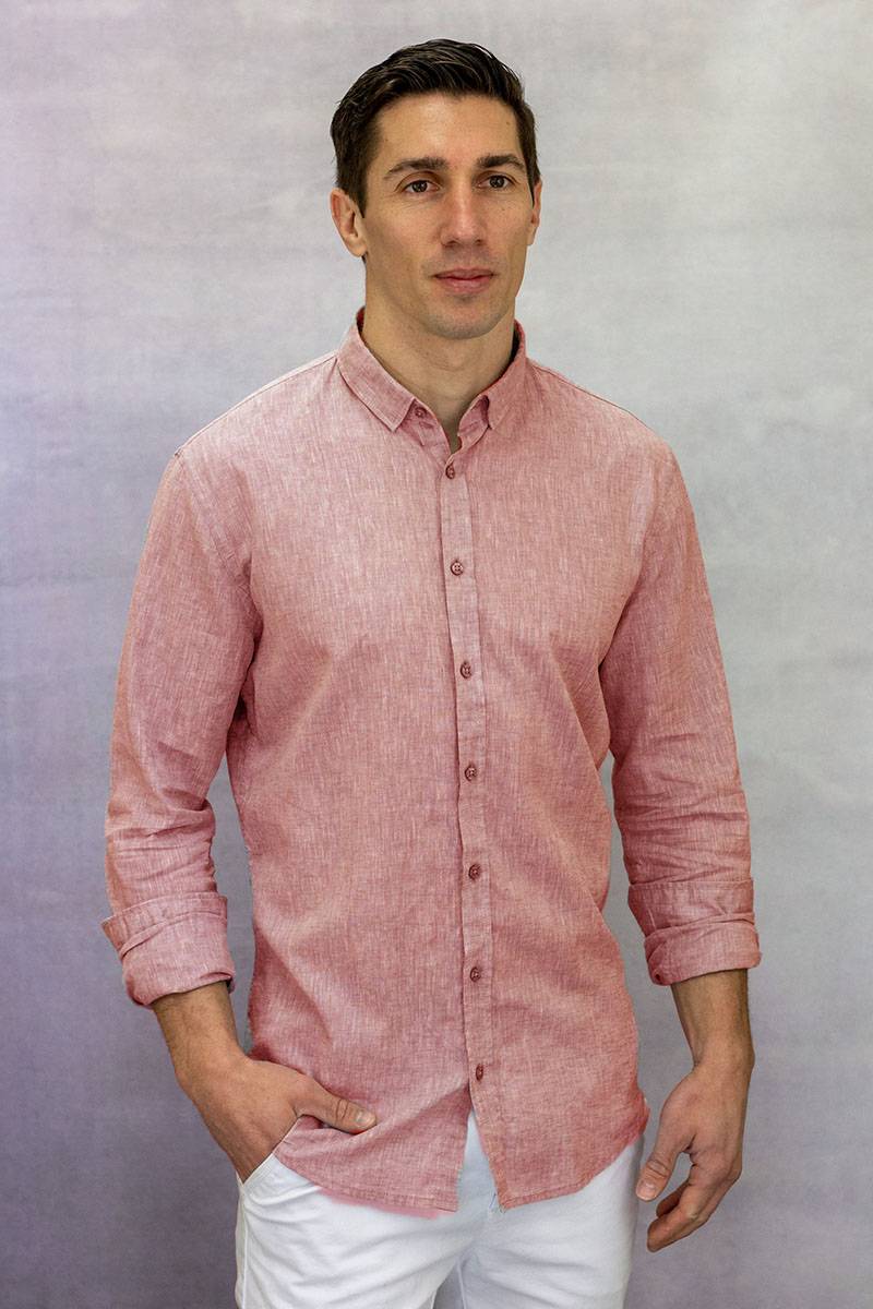 Q1 Manufaktur SANDRO Slim Relaxed verkürzte Hemdlänge