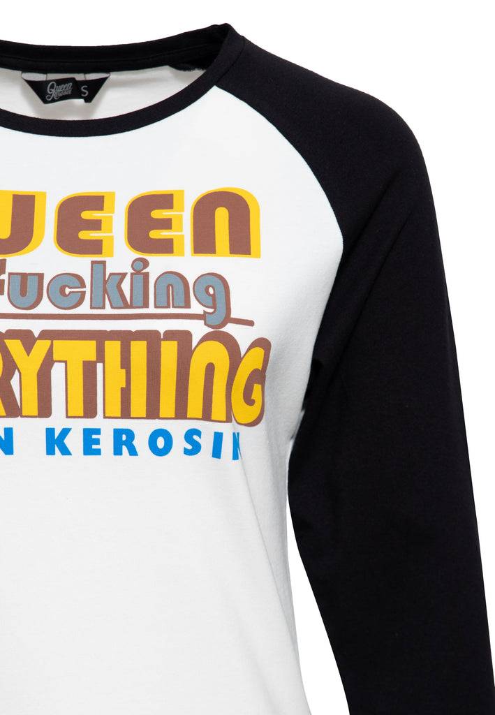 Queen Kerosin 3/4-Arm Shirt «Queen Of Fucking Everything»