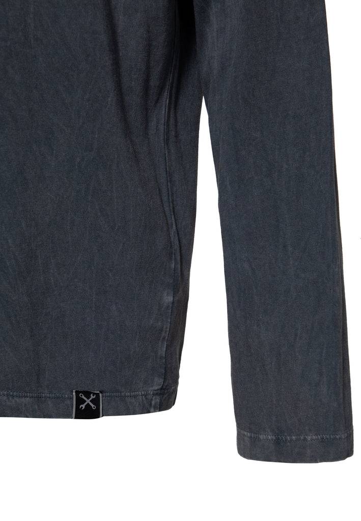 Queen Kerosin Acid Wash Longsleeve «Frame Of Wilderness»