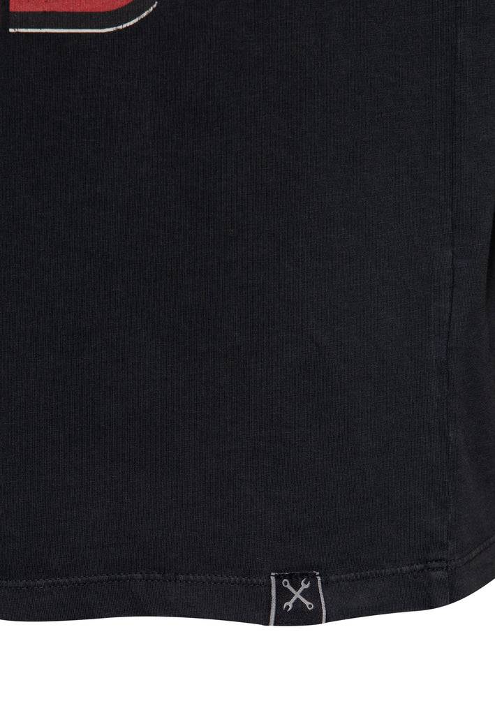 Queen Kerosin Acidwash T-Shirt «Red Baron Long Beach»