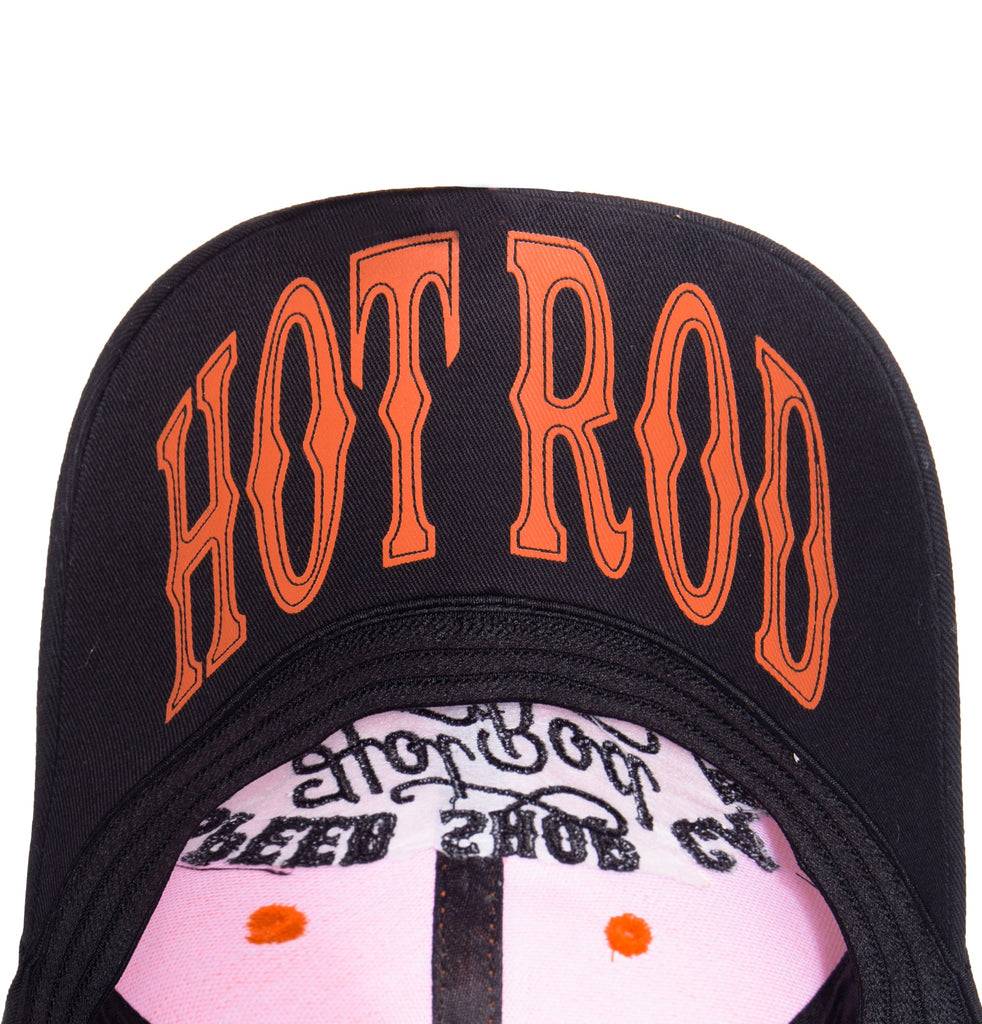 Queen Kerosin Baseball Cap Mit Print Auf Der Schirmunterseite «Hot Rod»