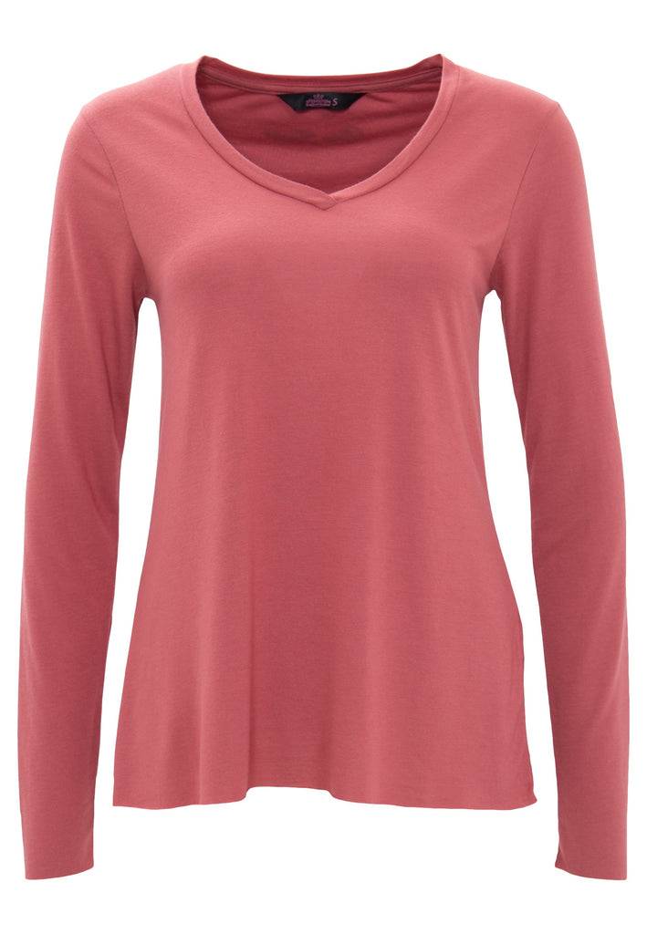 Queen Kerosin Basic Longsleeve Mit Offenen Abschlüssen Und Logo Stickerei