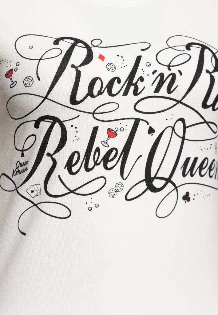 Queen Kerosin Classic T-Shirt «Rock'n'Roll Rebel Queen»