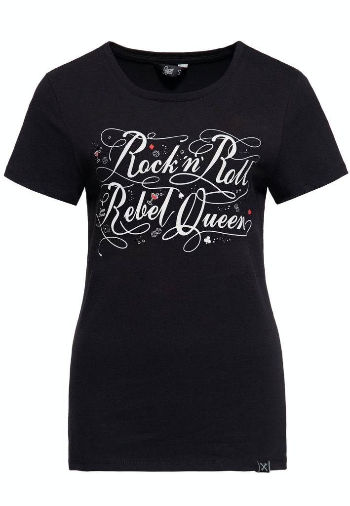 Queen Kerosin Classic T-Shirt «Rock'n'Roll Rebel Queen»