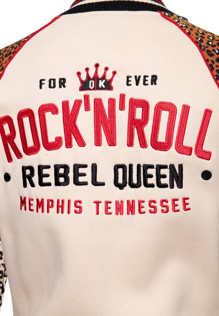 Queen Kerosin College Jacke «Rock'n'Roll Rebel Queen»