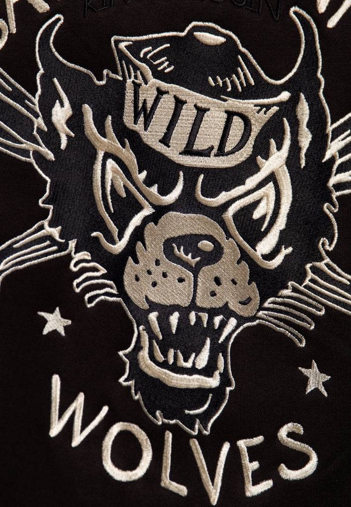 Queen Kerosin College Sweat-Jacke «San Antonio Wolves»