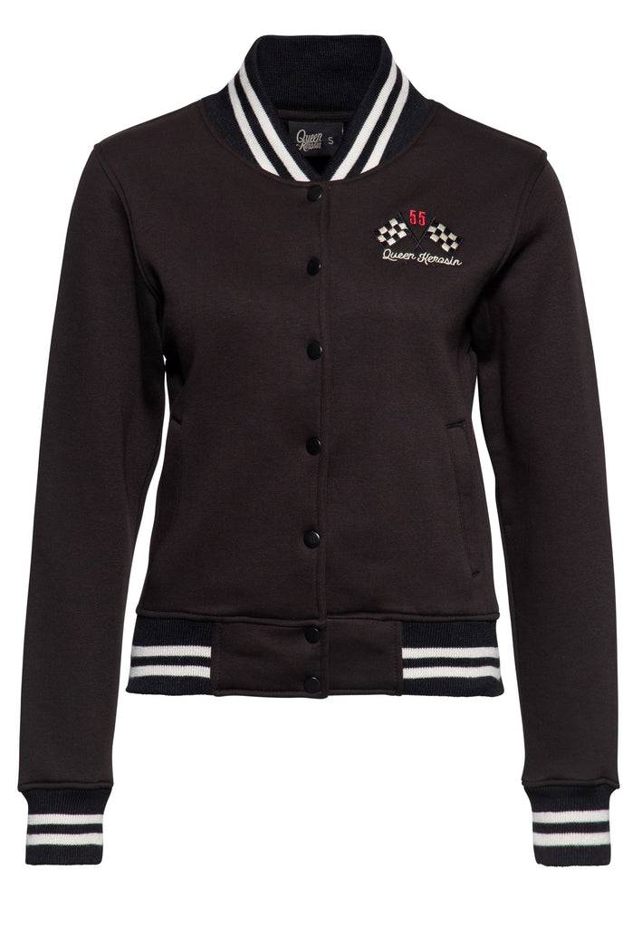 Queen Kerosin College Sweatjacke «Motor Service Queen»