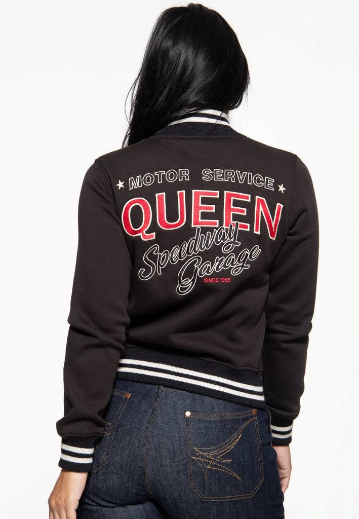 Queen Kerosin College Sweatjacke «Motor Service Queen»