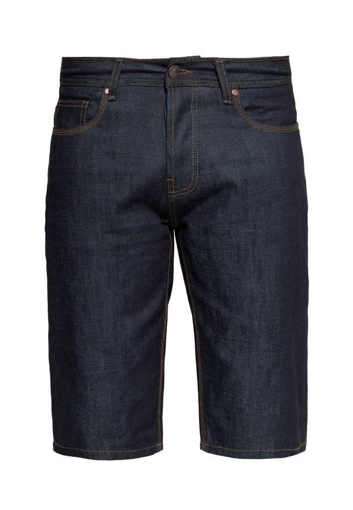 Queen Kerosin Denim Shorts Mit Pintstripe Stitching «50s Workwear»