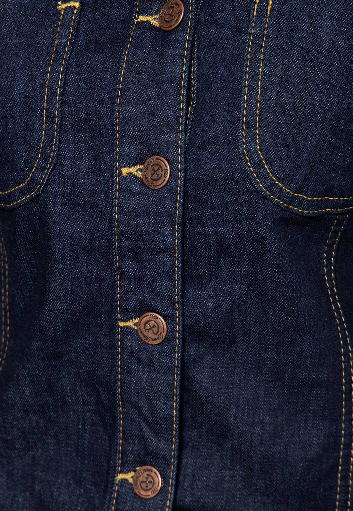 Queen Kerosin Denim Workwear Jacke «Rock'n'Roll Rebel Queen»