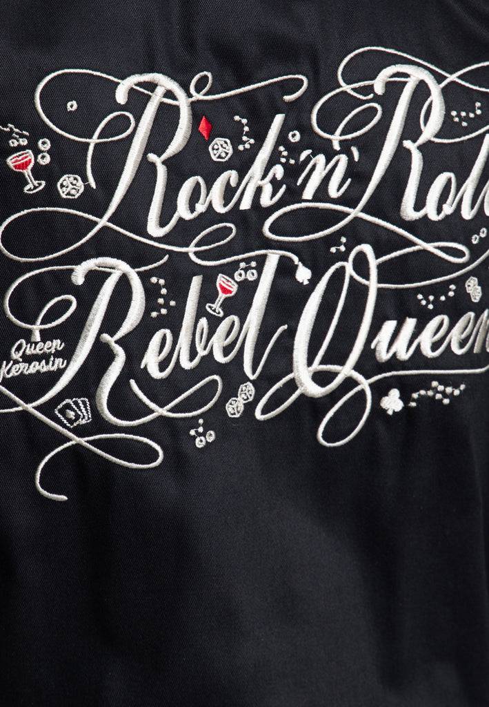 Queen Kerosin Gabardine Jacke «Rock'n'Roll Rebel Queen»