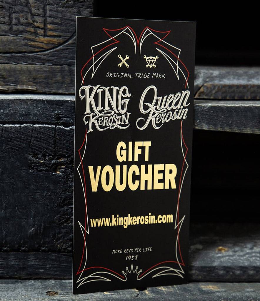 Queen Kerosin Geschenkgutschein (Per E-Mail + Per Post)