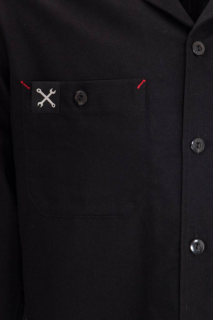 Queen Kerosin Hemd Im Workwear Mit Print Im Rücken «Kustom & Garage»