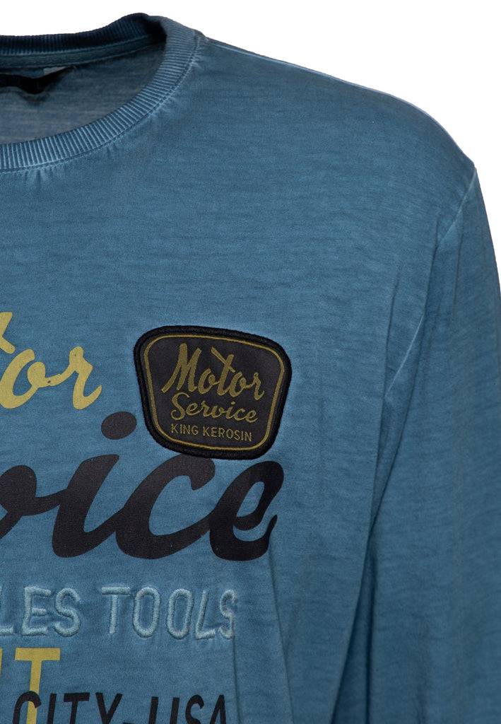 Queen Kerosin Inside Oilwashed Longsleeve «Detroit Motor Service»