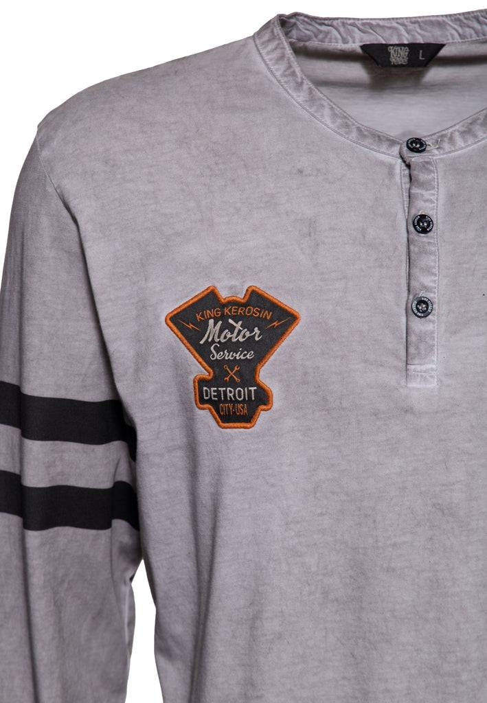 Queen Kerosin Inside Oilwashed Longsleeve «Motor Service Speedshop»
