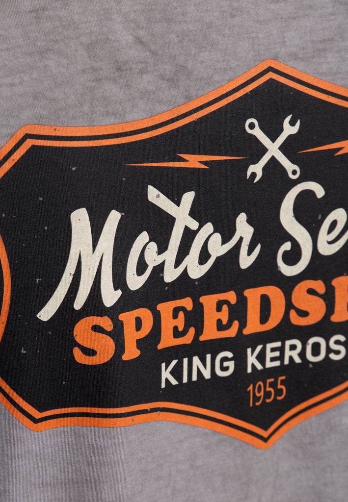 Queen Kerosin Inside Oilwashed Longsleeve «Motor Service Speedshop»