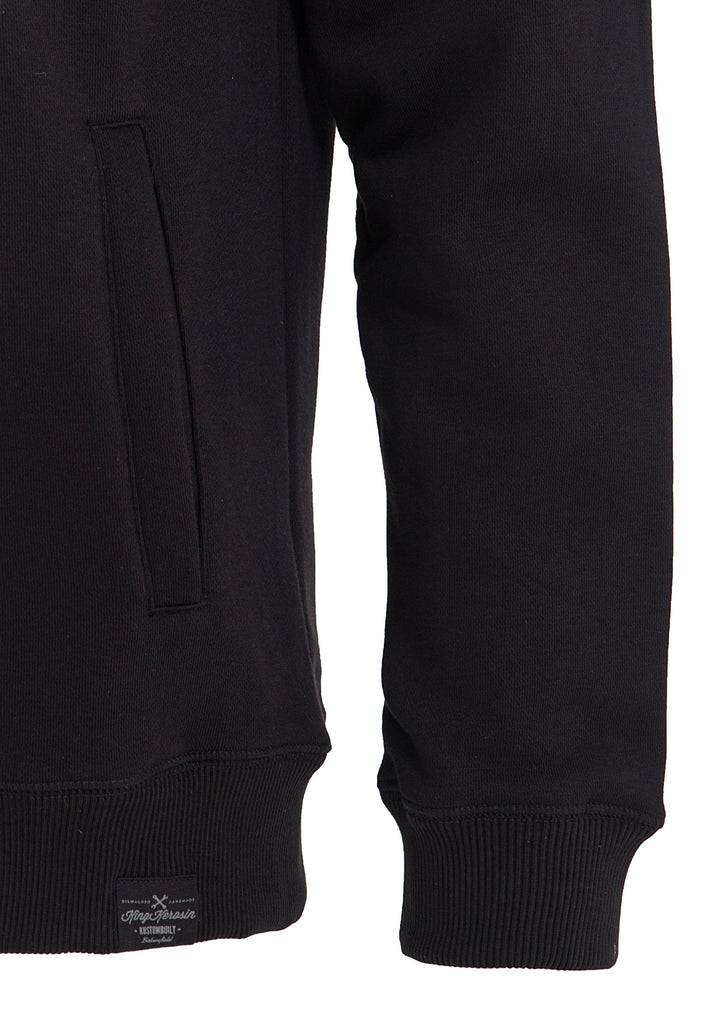 Queen Kerosin Kapuzensweatjacke Mit Front Print «Born Bad»