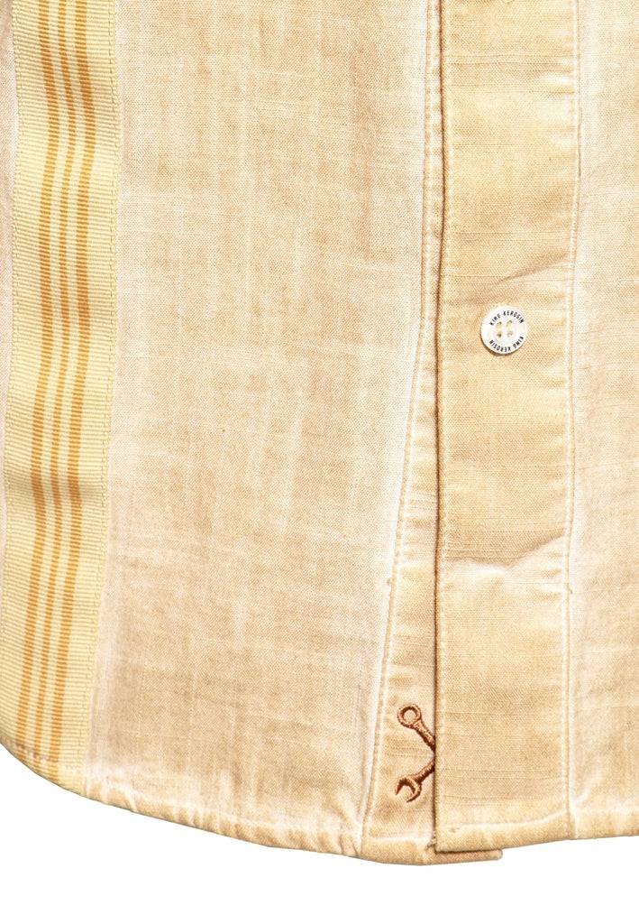 Queen Kerosin Kurzarm-Hemd Im Workwear-Style «Motor Service»