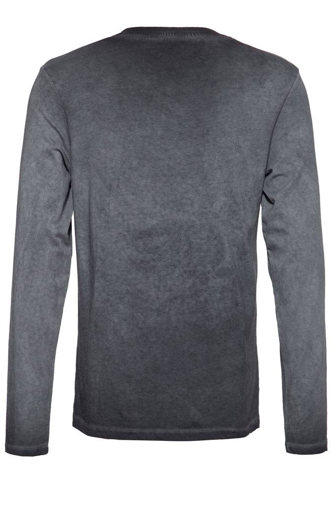 Queen Kerosin Longsleeve Mit Retro-Print Und Oilwash-Effekt «Velden Village 2020»