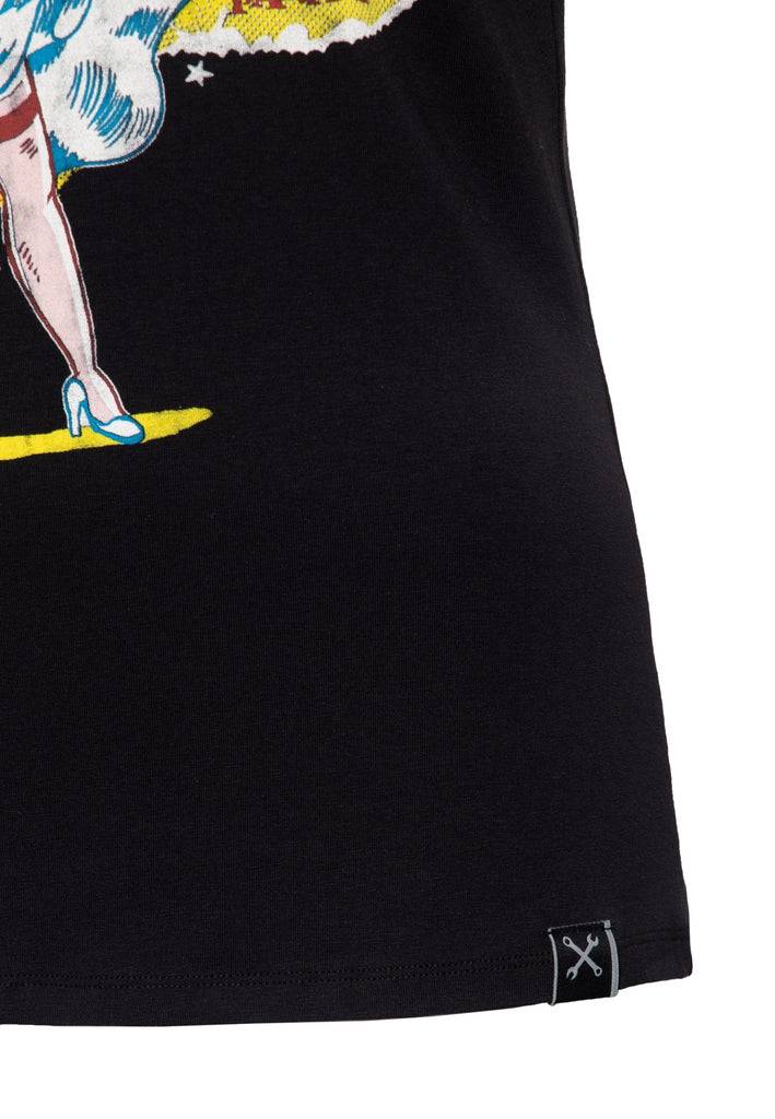 Queen Kerosin Monster T-Shirt Mit Frontprint «Diamonds»