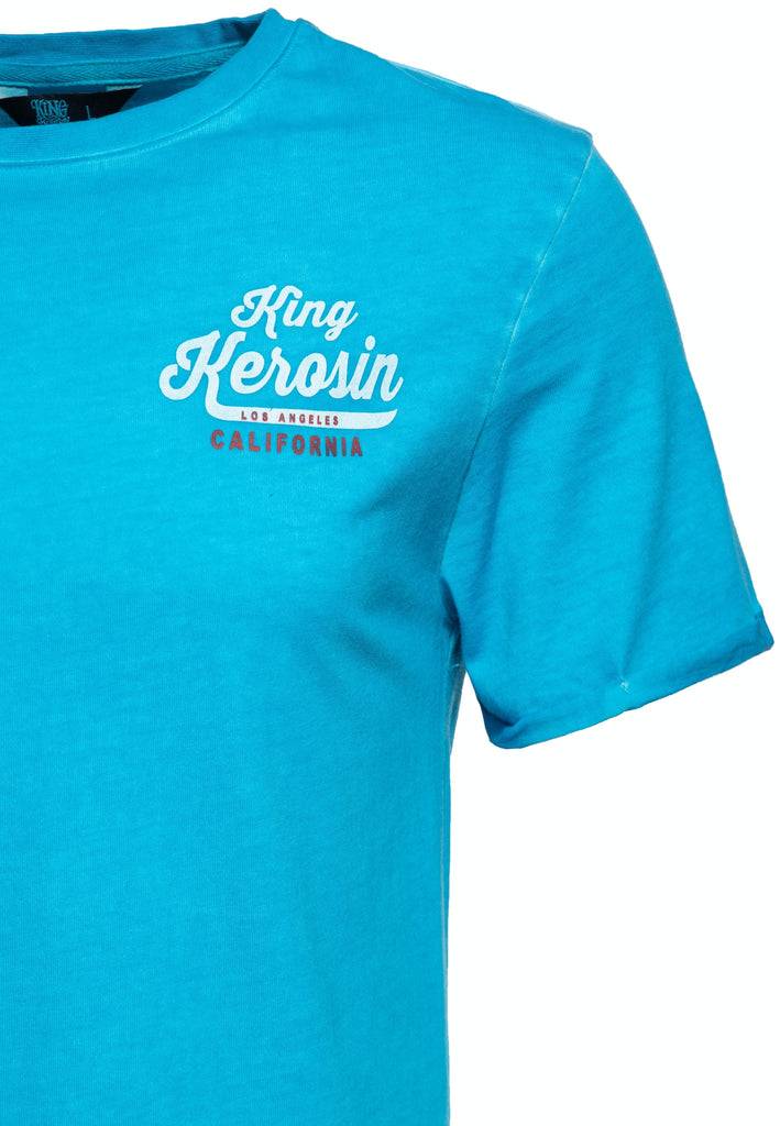 Queen Kerosin Oil Washed T-Shirt «Speedshop King Kerosin»