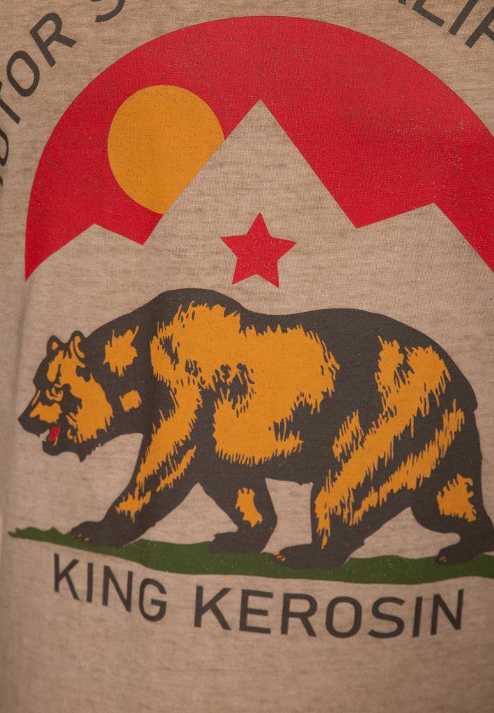 Queen Kerosin Oilwash T-Shirt «Motor State California»