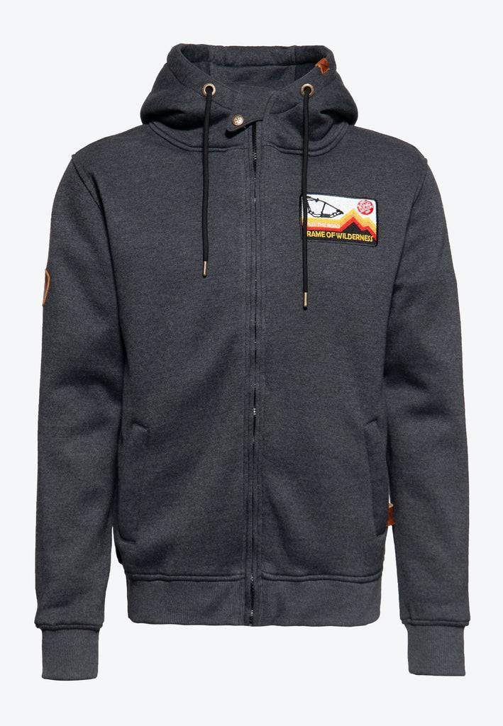 Queen Kerosin Outdoor Sweatjacke «K.K. Adventure Gear - Frame Of Wilderness»