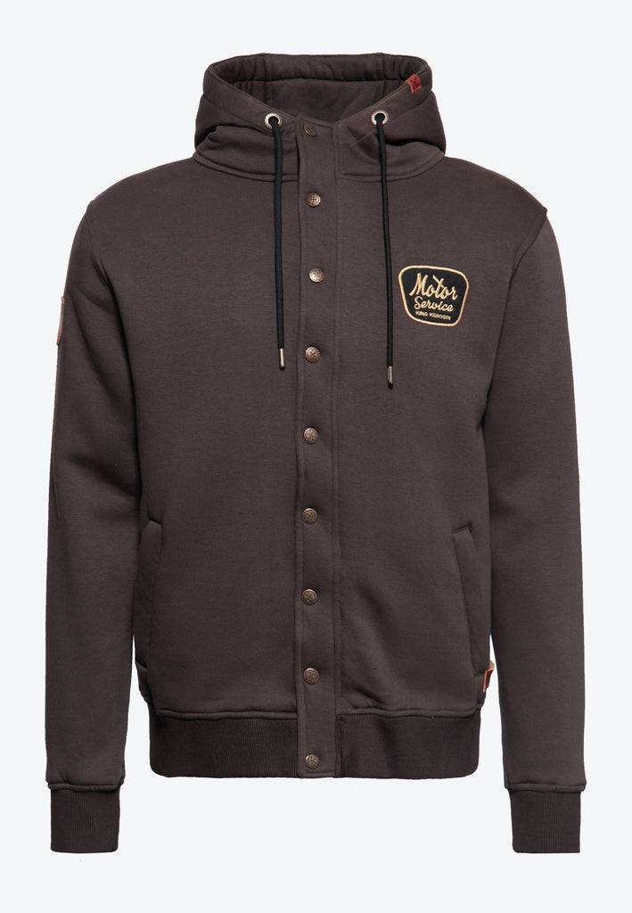 Queen Kerosin Outdoor Sweatjacke «KK Adventure Gear - Detroit Motor Service»