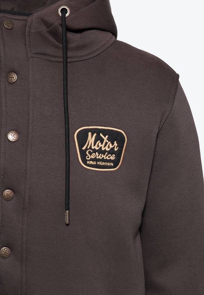 Queen Kerosin Outdoor Sweatjacke «KK Adventure Gear - Detroit Motor Service»