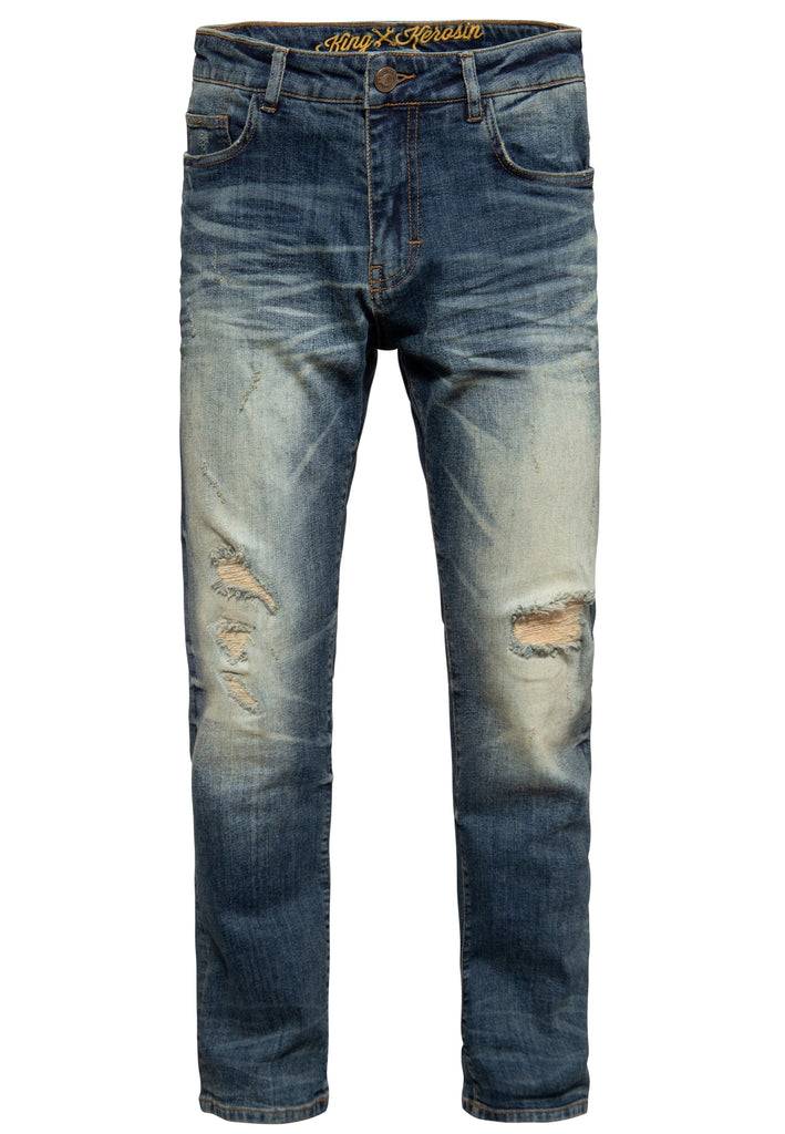 Queen Kerosin 5-Pocket Jeans «Robin Vintage Wash»
