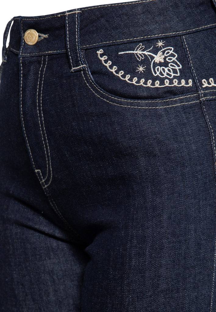 Queen Kerosin 50's Fit Western Jeans