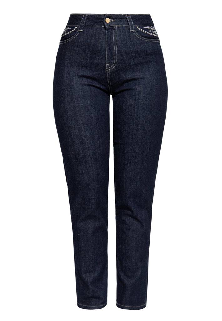 Queen Kerosin 50's Fit Western Jeans